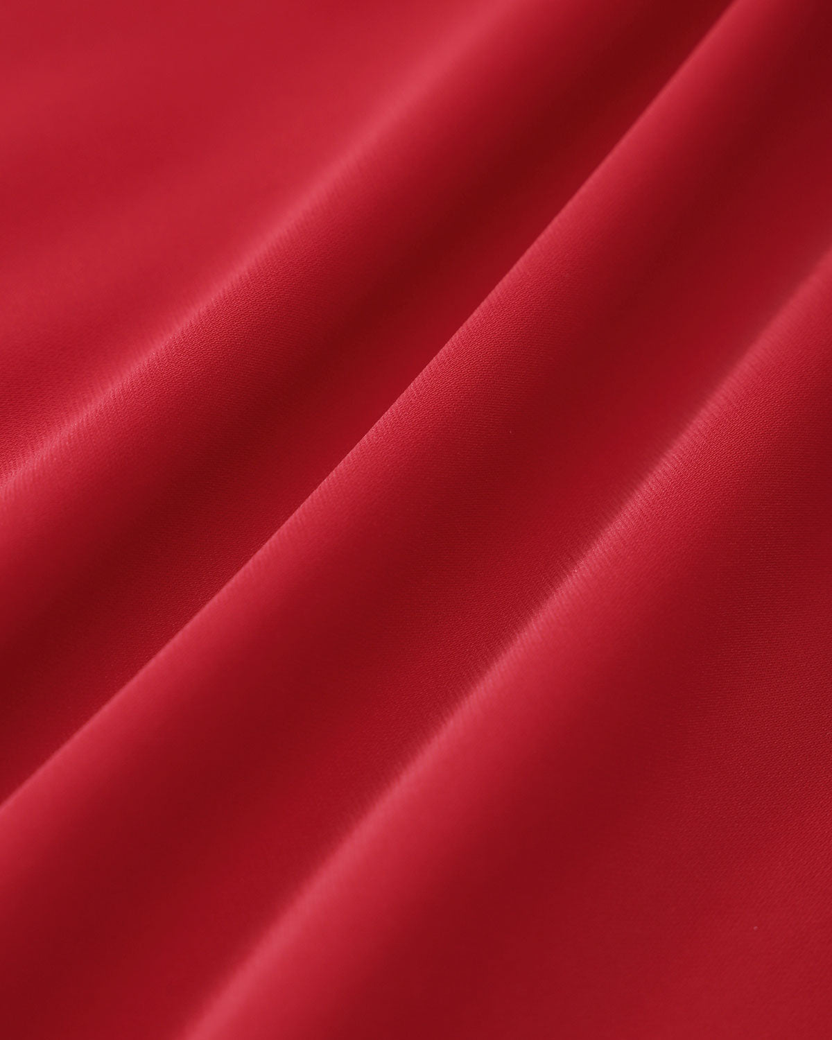 Sueña™ Kırmızı Kontrast Yırtmaçlı Slip Midi Elbise