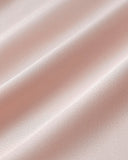Sueña Pembe Kalp Yaka Slip Pileli Mini Elbise