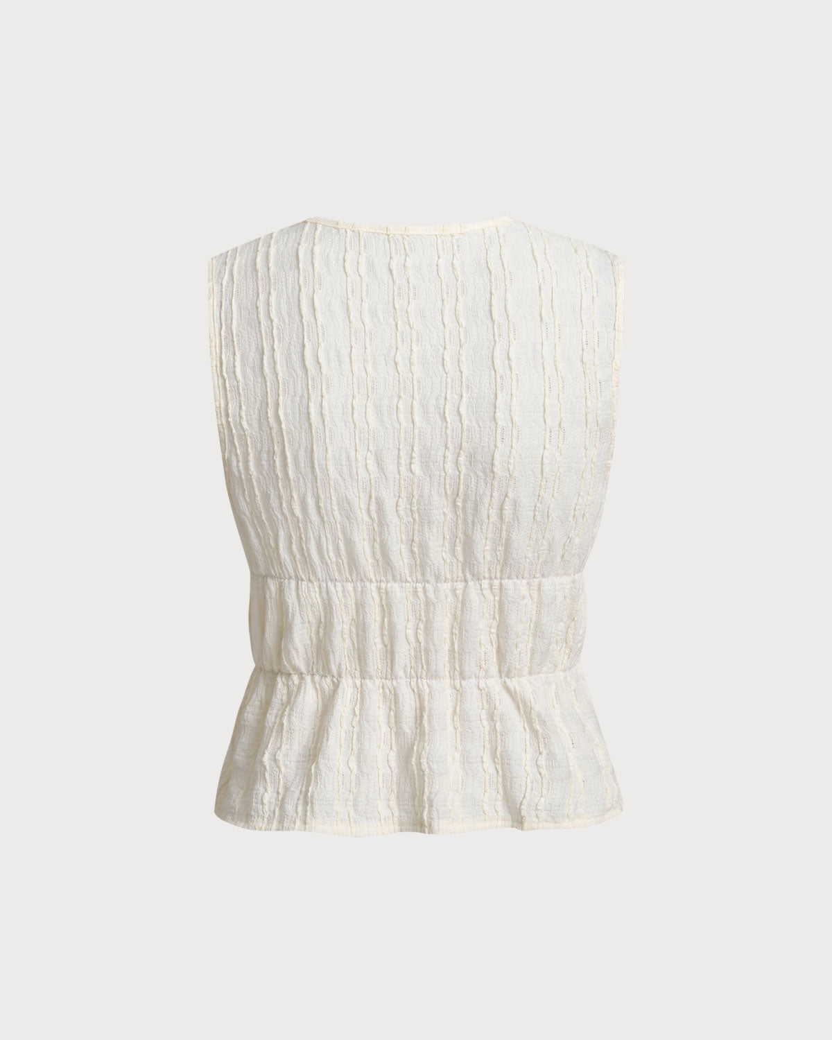 Sueña™ Bej Önden Bağlamalı Tank Top