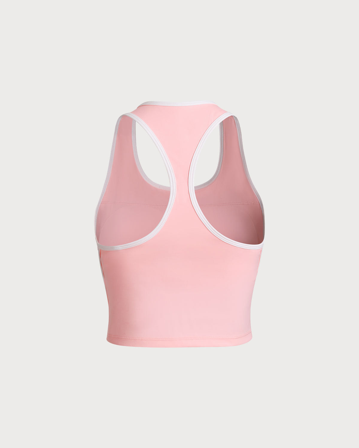 Sueña™ Pembe Yuvarlak Yaka Yoga Atleti - Hafif Destekli