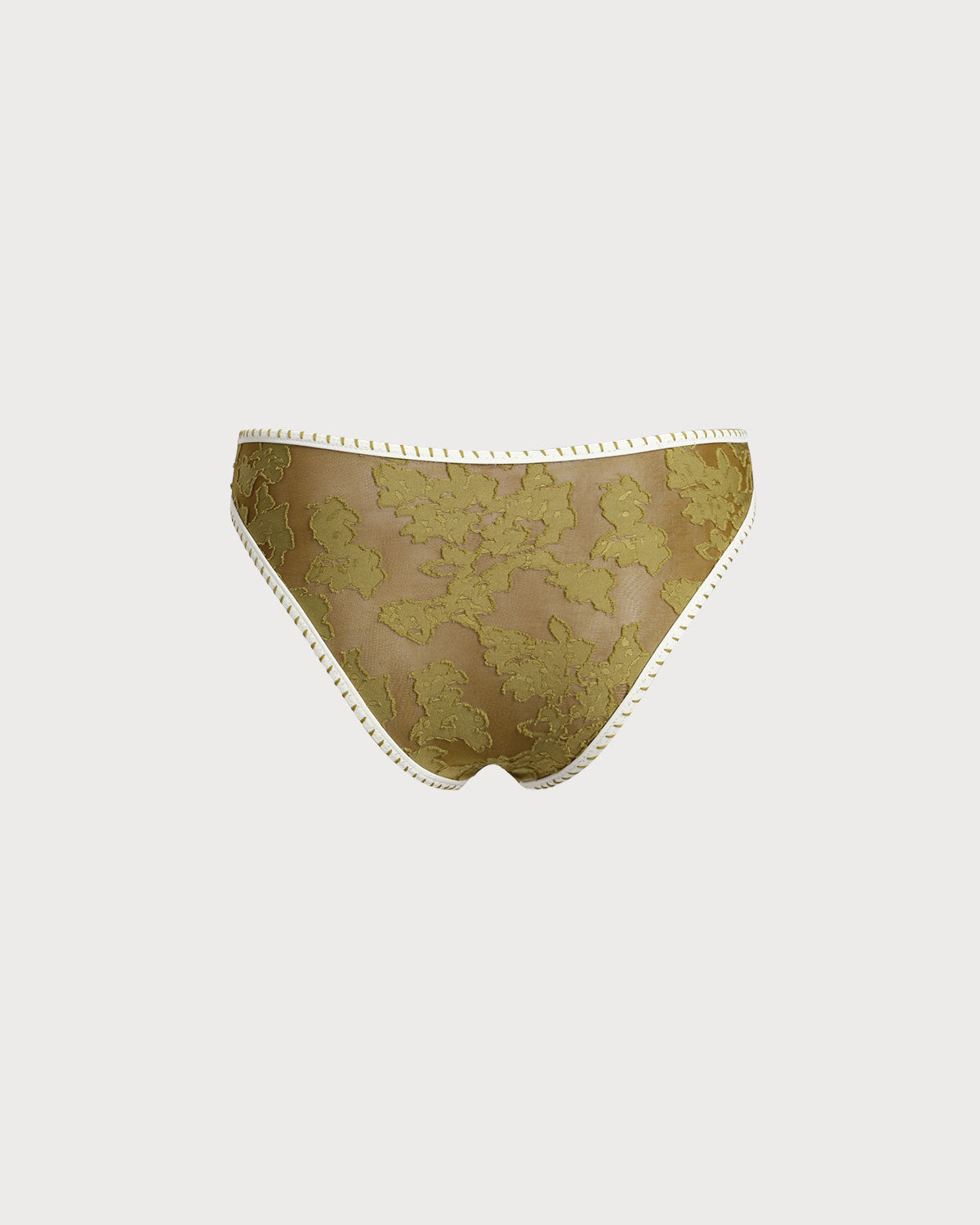 Sueña™ Yeşil Çiçekli Bağcıklı Üçgen Bikini Takımı