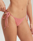 Sueña™ Kırmızı Kareli Üçgen Bikini Takımı