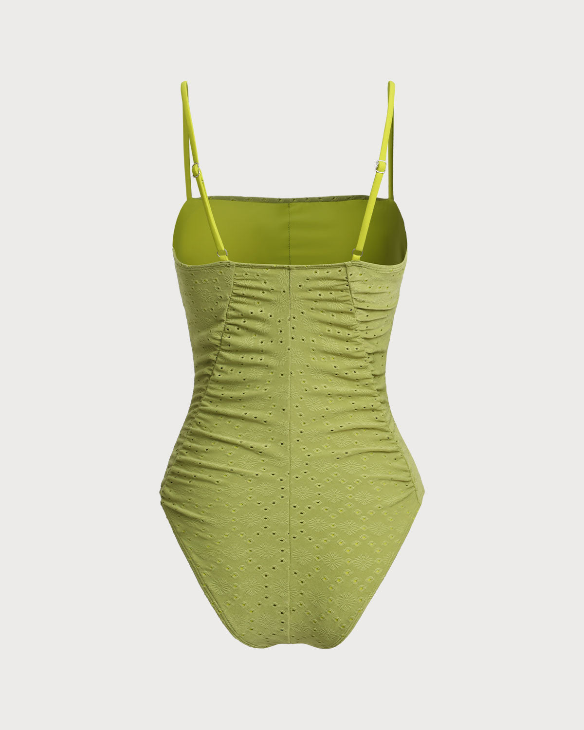 Sueña™ Yeşil Jakarlı Bralette Tek Parça Mayo