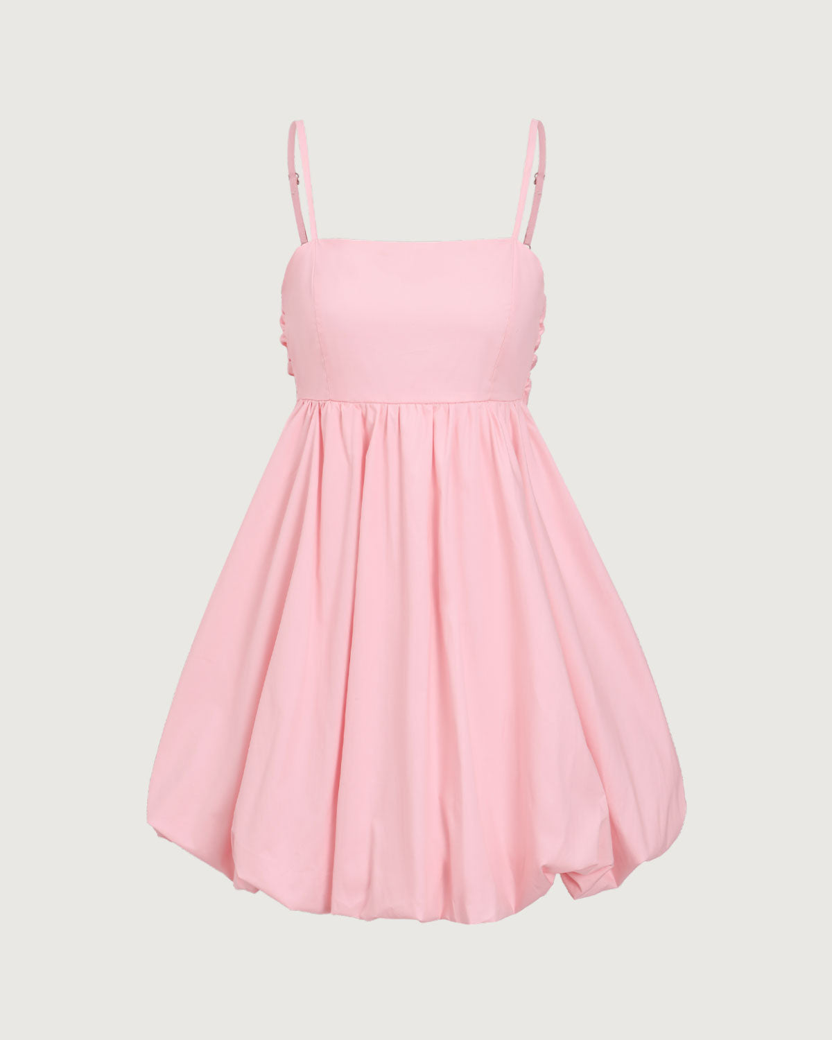 Sueña™ Pembe Fiyonklu Dantelli Slip Mini Elbise