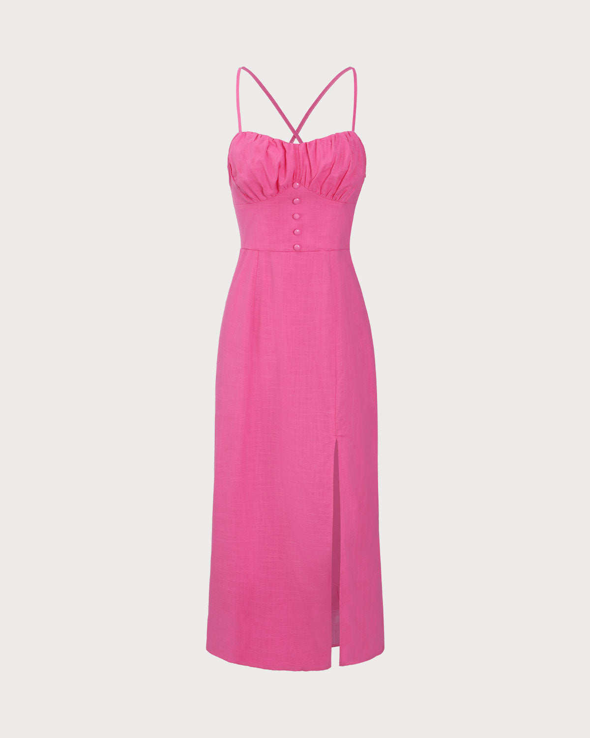 Sueña™ Kırmızı Dantelli Sırtı Açık Slip Midi Elbise