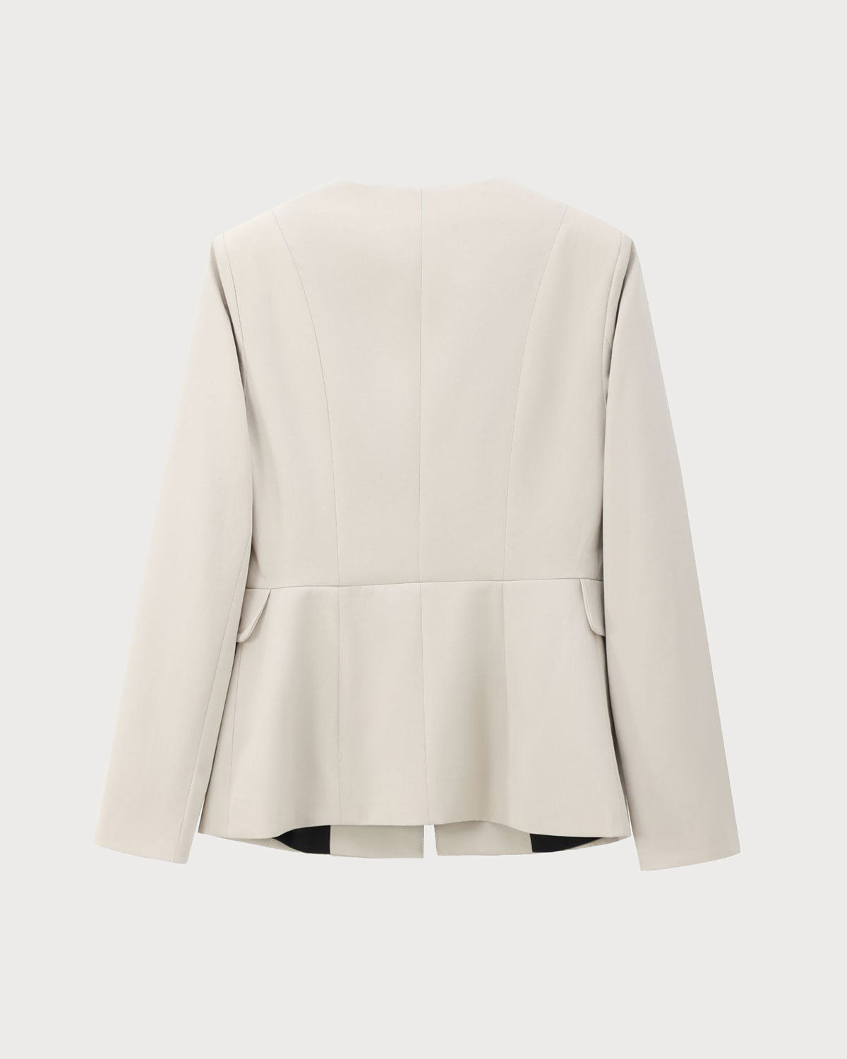 Kayısı Düğmeli Cep Blazer