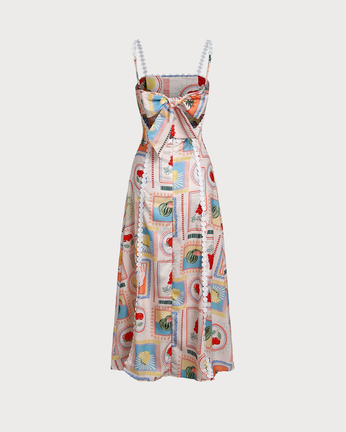 Sueña™ Pembe Çiçekli A Kesim Slip Maxi Elbise