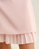 Sueña™ Pembe Kontrast A Kesim Slip Mini Elbise
