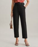 Siyah Düz Paça Pantolon