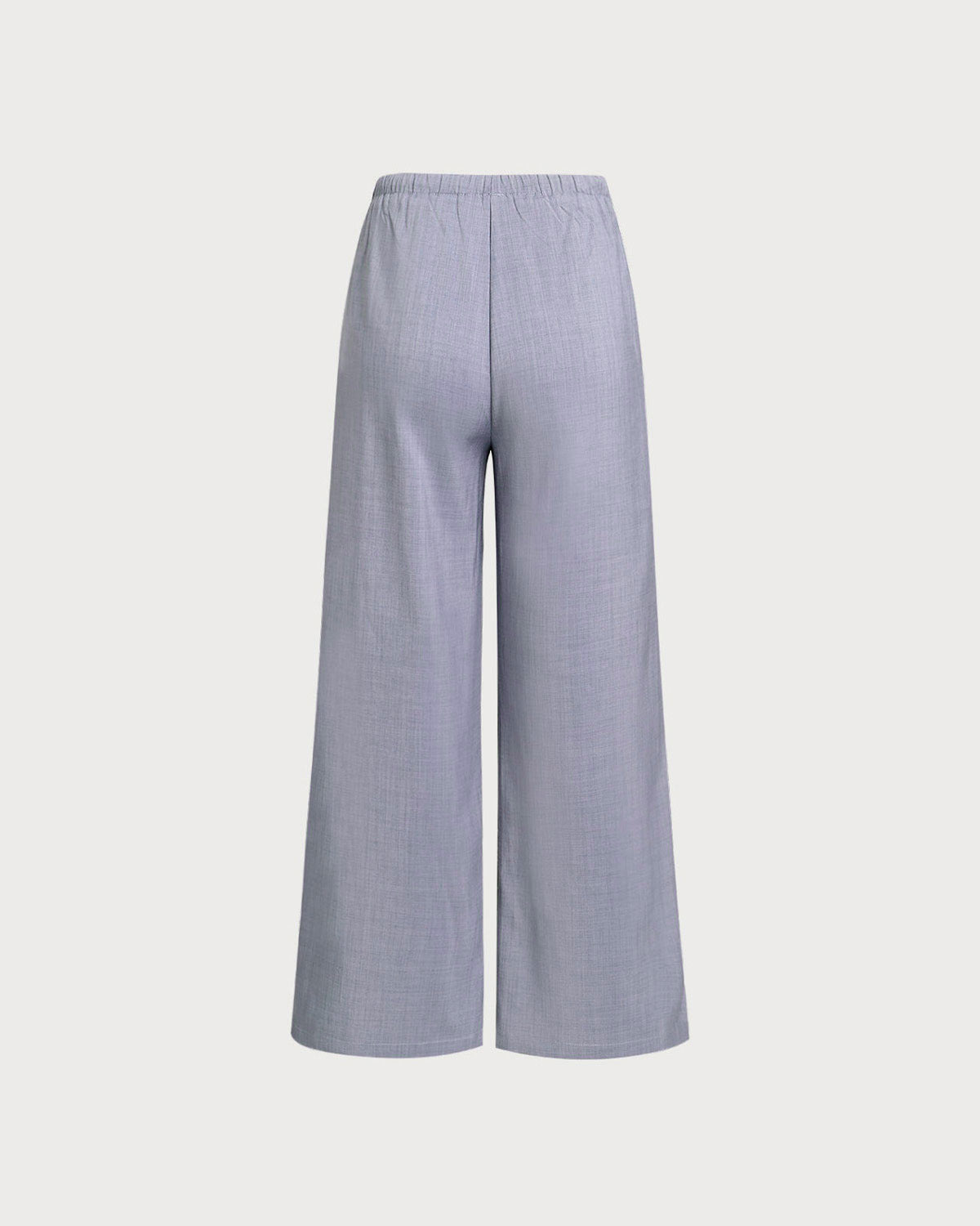 Sueña™ Gri Lastikli Düz Bel Pantolon