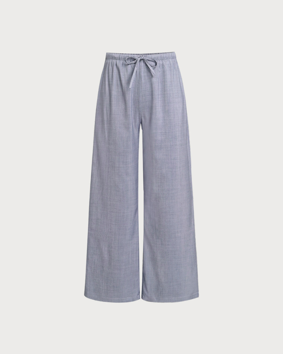 Sueña™ Gri Lastikli Düz Bel Pantolon