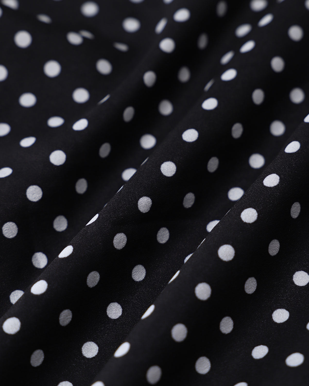 Sueña™ Siyah Polka Noktalı Kısa Kollu Gömlek