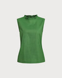 Sueña™ Yeşil Volanlı Tank Top
