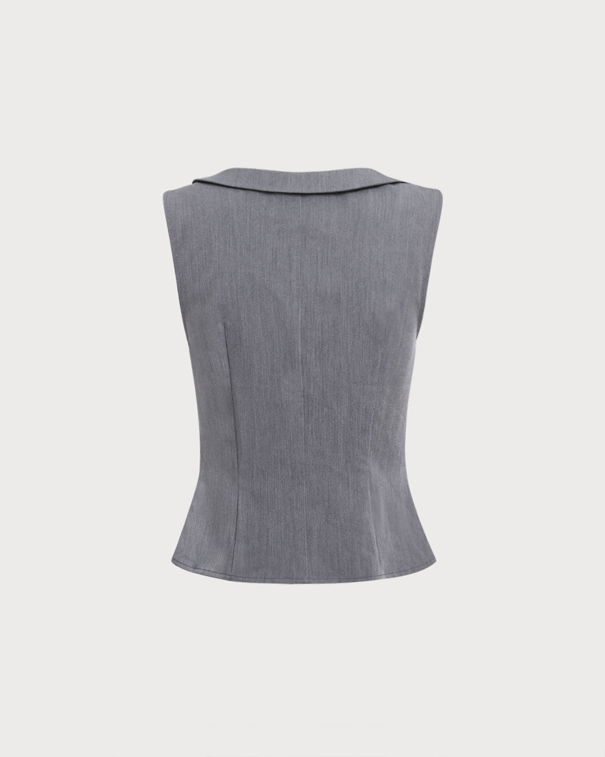 Sueña™ Gri Yaka Düğmeli Tank Top