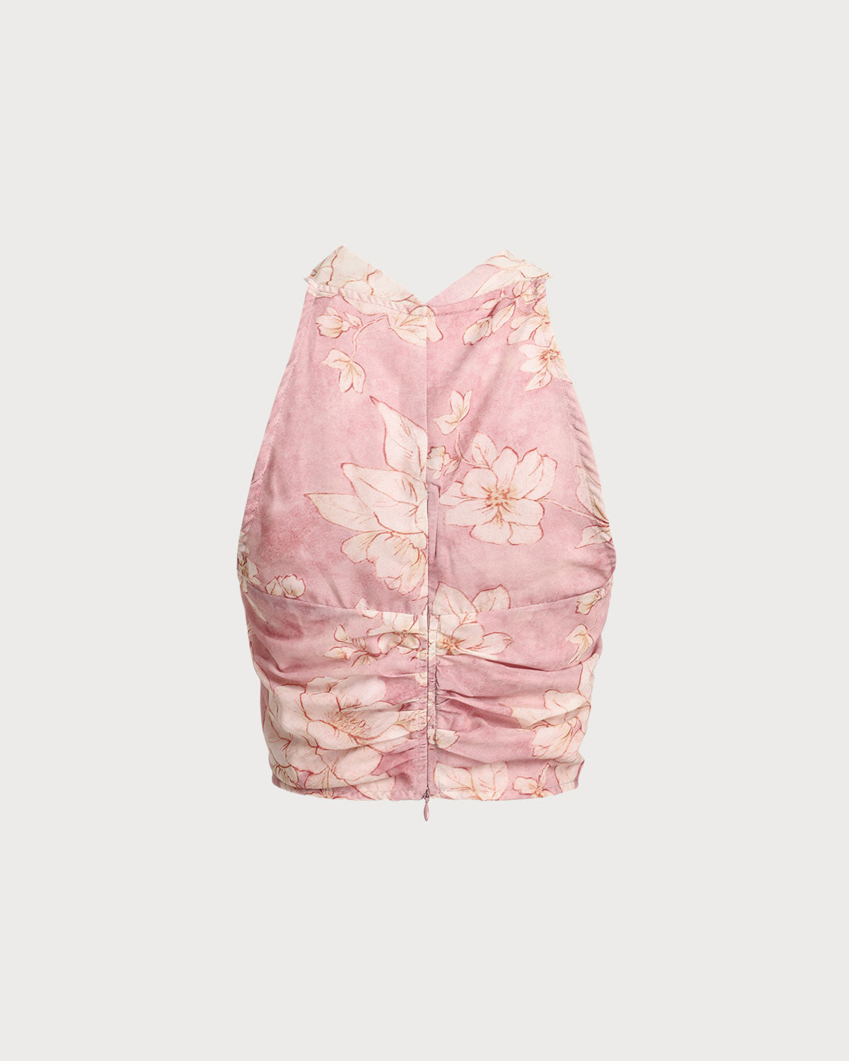 Sueña™ Pembe Çiçekli Kısa Bluz