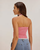 Sueña™ Kırmızı Kareli Askılı Tank Top